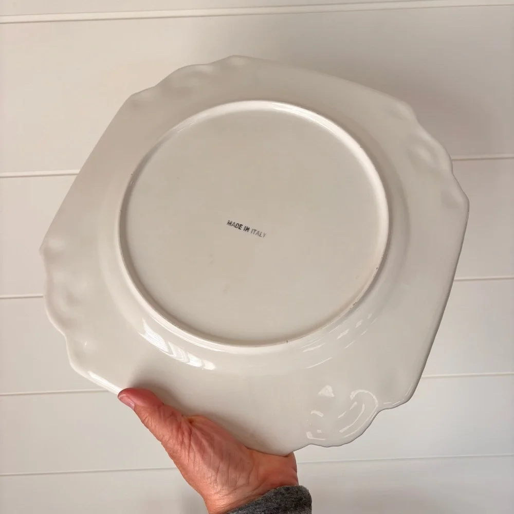 SMG1 by SAN Marco Service Plate {Charger} White 12 7/8